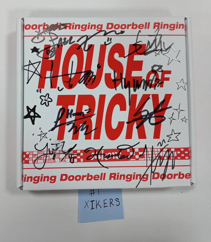 Xikers "HOUSE OF TRICKY : Doorbell Ringing", Park Jihoon "Blank or Black", KIMWOOSEOK "Blank Page" - Hand Autographed(Signed) Promo Album - HALLYUSUPERSTORE