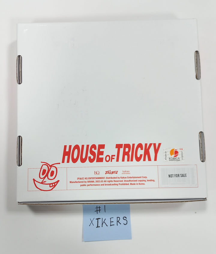 Xikers "HOUSE OF TRICKY : Doorbell Ringing", Park Jihoon "Blank or Black", KIMWOOSEOK "Blank Page" - Hand Autographed(Signed) Promo Album - HALLYUSUPERSTORE