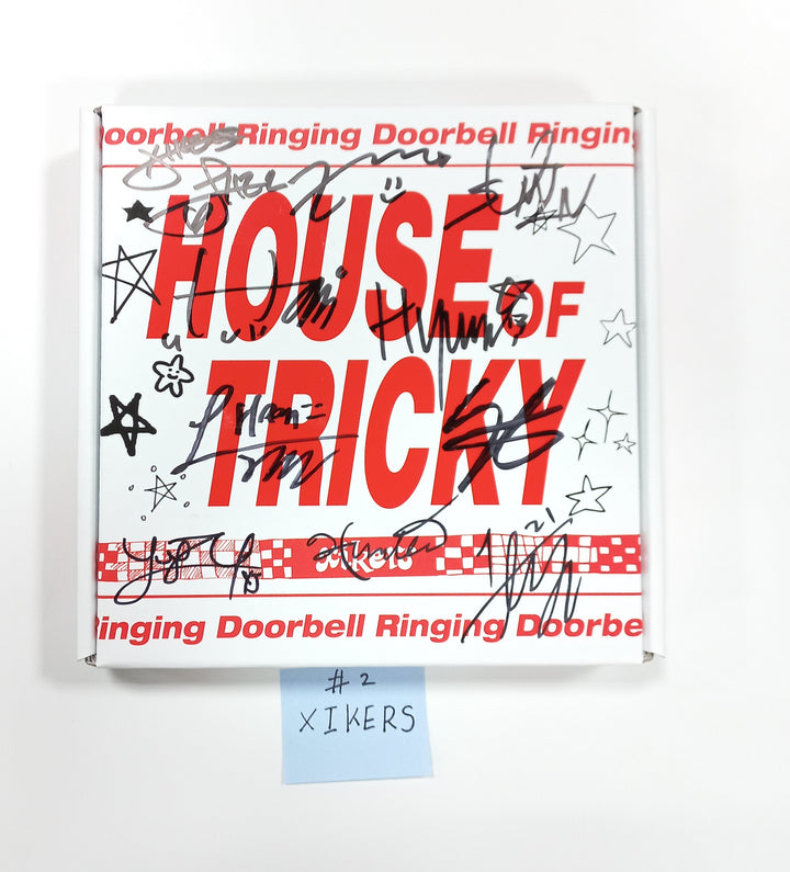 Xikers "HOUSE OF TRICKY : Doorbell Ringing", Park Jihoon "Blank or Black", KIMWOOSEOK "Blank Page" - Hand Autographed(Signed) Promo Album - HALLYUSUPERSTORE