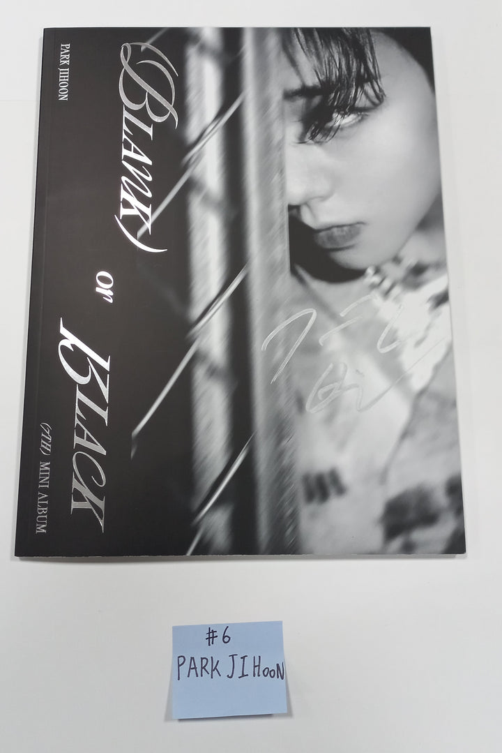 Xikers "HOUSE OF TRICKY : Doorbell Ringing", Park Jihoon "Blank or Black", KIMWOOSEOK "Blank Page" - Hand Autographed(Signed) Promo Album - HALLYUSUPERSTORE