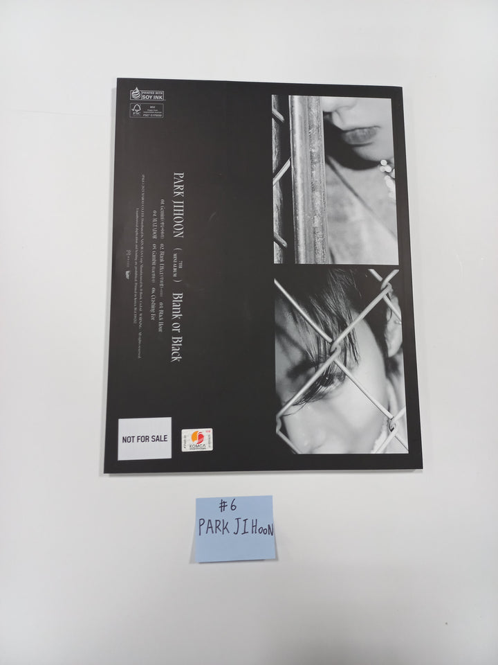 Xikers "HOUSE OF TRICKY : Doorbell Ringing", Park Jihoon "Blank or Black", KIMWOOSEOK "Blank Page" - Hand Autographed(Signed) Promo Album - HALLYUSUPERSTORE