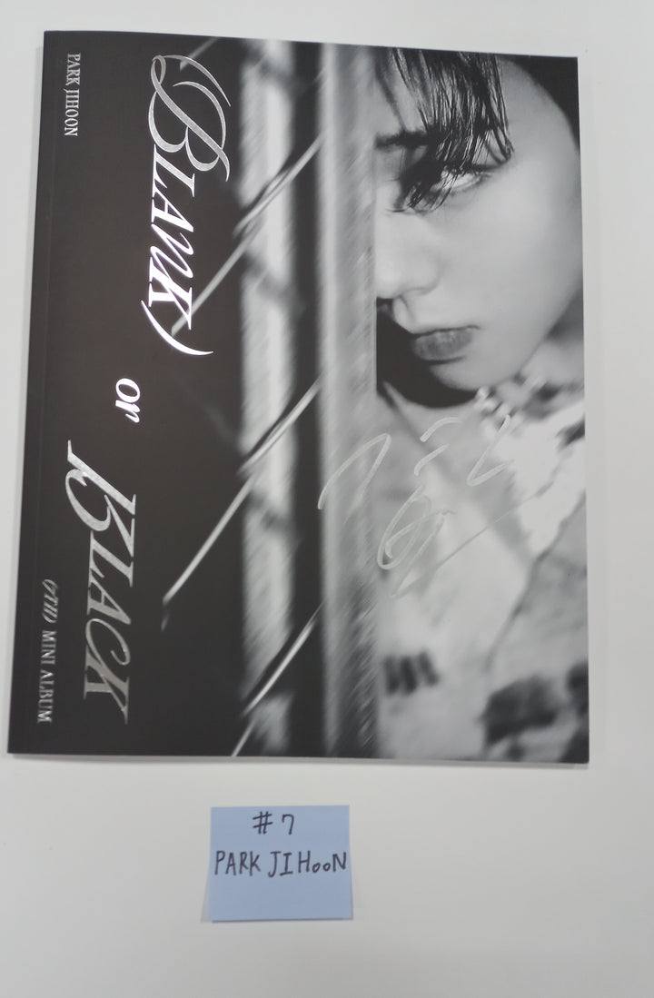 Xikers "HOUSE OF TRICKY : Doorbell Ringing", Park Jihoon "Blank or Black", KIMWOOSEOK "Blank Page" - Hand Autographed(Signed) Promo Album - HALLYUSUPERSTORE