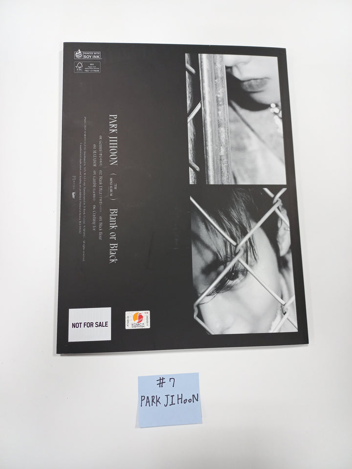 Xikers "HOUSE OF TRICKY : Doorbell Ringing", Park Jihoon "Blank or Black", KIMWOOSEOK "Blank Page" - Hand Autographed(Signed) Promo Album - HALLYUSUPERSTORE