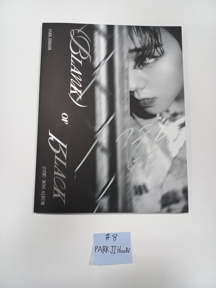 Xikers "HOUSE OF TRICKY : Doorbell Ringing", Park Jihoon "Blank or Black", KIMWOOSEOK "Blank Page" - Hand Autographed(Signed) Promo Album - HALLYUSUPERSTORE