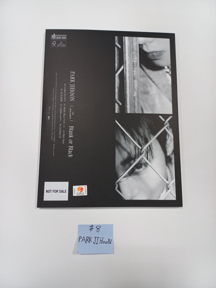 Xikers "HOUSE OF TRICKY : Doorbell Ringing", Park Jihoon "Blank or Black", KIMWOOSEOK "Blank Page" - Hand Autographed(Signed) Promo Album - HALLYUSUPERSTORE