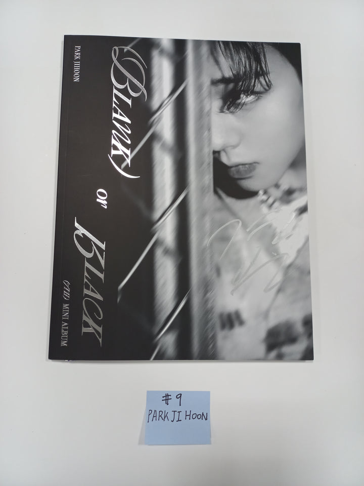 Xikers "HOUSE OF TRICKY : Doorbell Ringing", Park Jihoon "Blank or Black", KIMWOOSEOK "Blank Page" - Hand Autographed(Signed) Promo Album - HALLYUSUPERSTORE