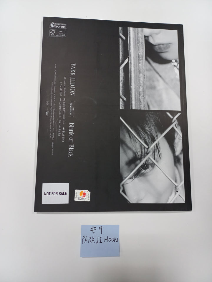 Xikers "HOUSE OF TRICKY : Doorbell Ringing", Park Jihoon "Blank or Black", KIMWOOSEOK "Blank Page" - Hand Autographed(Signed) Promo Album - HALLYUSUPERSTORE