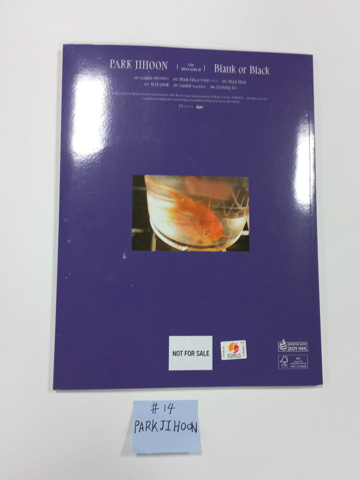 Xikers "HOUSE OF TRICKY : Doorbell Ringing", Park Jihoon "Blank or Black", KIMWOOSEOK "Blank Page" - Hand Autographed(Signed) Promo Album - HALLYUSUPERSTORE