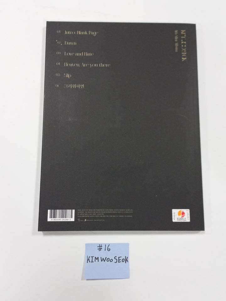 Xikers "HOUSE OF TRICKY : Doorbell Ringing", Park Jihoon "Blank or Black", KIMWOOSEOK "Blank Page" - Hand Autographed(Signed) Promo Album - HALLYUSUPERSTORE