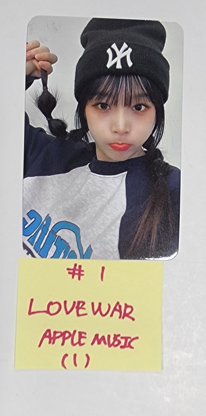 YENA "Love War" - Apple Music Fansign Event Photocard Round 6 - HALLYUSUPERSTORE