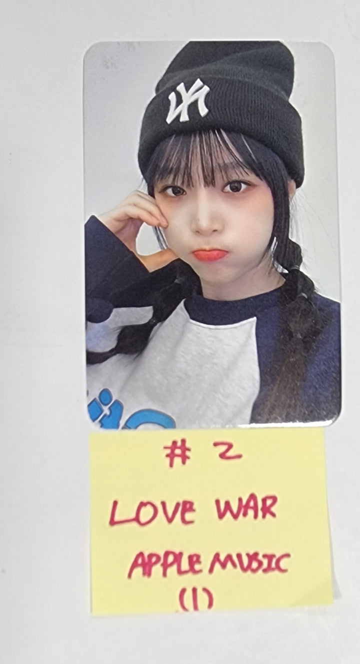 YENA "Love War" - Apple Music Fansign Event Photocard Round 6 - HALLYUSUPERSTORE