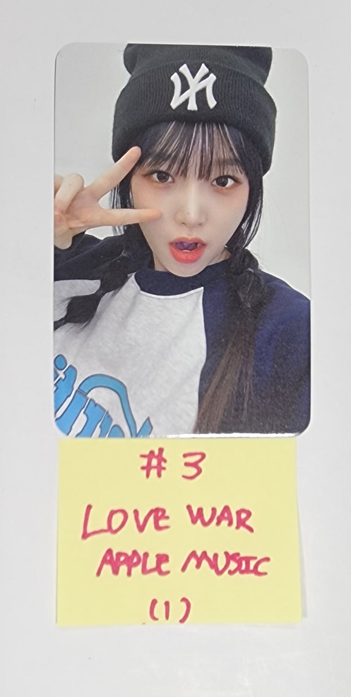 YENA "Love War" - Apple Music Fansign Event Photocard Round 6 - HALLYUSUPERSTORE