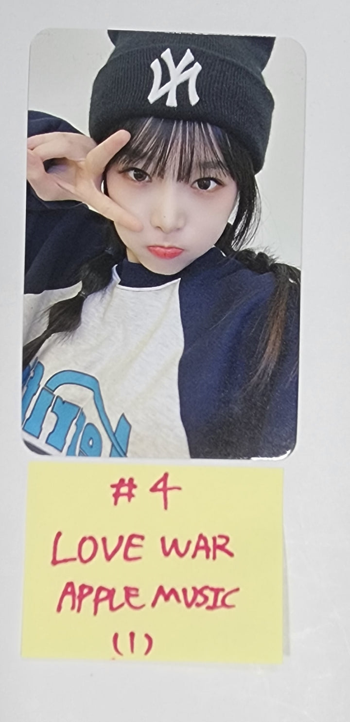 YENA "Love War" - Apple Music Fansign Event Photocard Round 6 - HALLYUSUPERSTORE