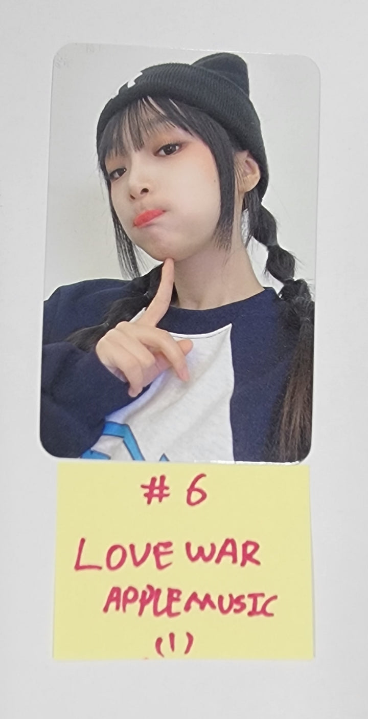 YENA "Love War" - Apple Music Fansign Event Photocard Round 6 - HALLYUSUPERSTORE