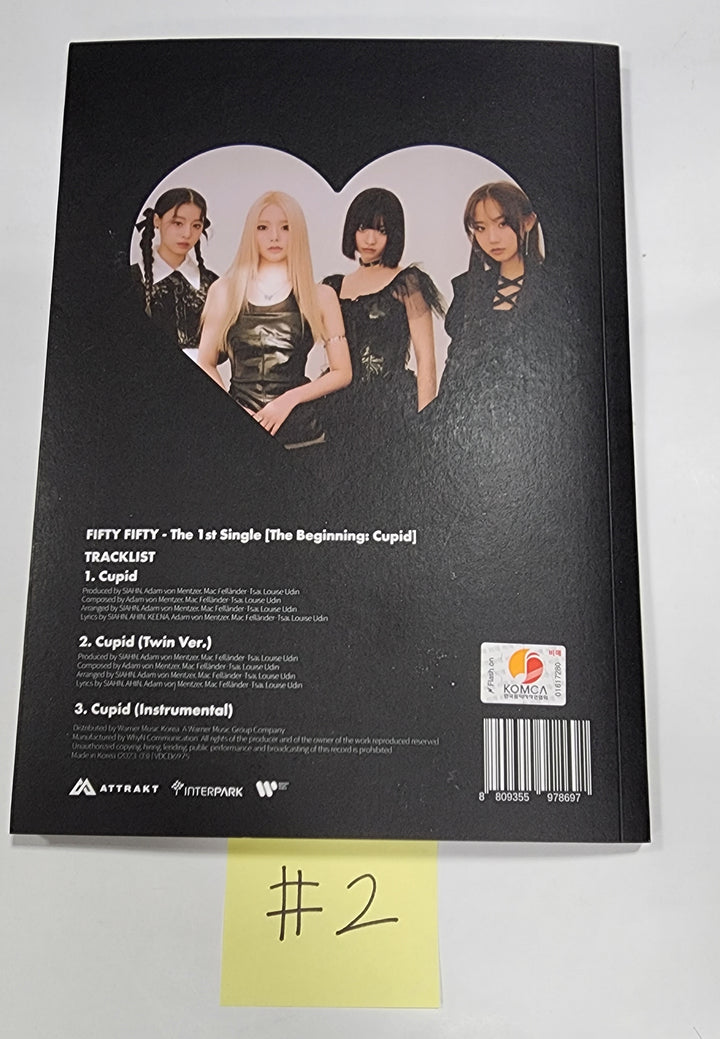 FIFTY FIFTY "The Beginning: Cupid" - Hand Autographed(Signed) Promo Album - HALLYUSUPERSTORE