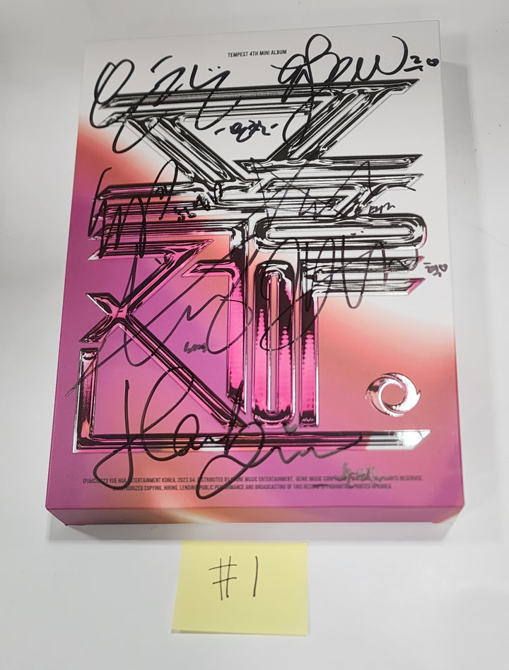 TEMPEST "폭풍전야" - Hand Autographed(Signed) Promo Album - HALLYUSUPERSTORE