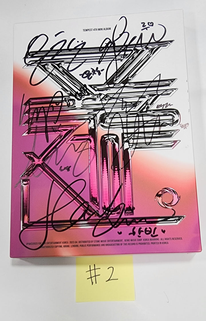 TEMPEST "폭풍전야" - Hand Autographed(Signed) Promo Album - HALLYUSUPERSTORE