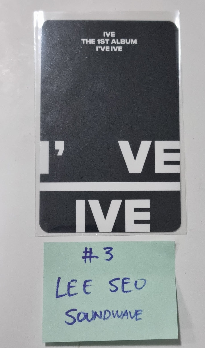 LIZ, Leeseo (Of IVE) "I've IVE" - Hand Autographed(Signed) Photocard - HALLYUSUPERSTORE