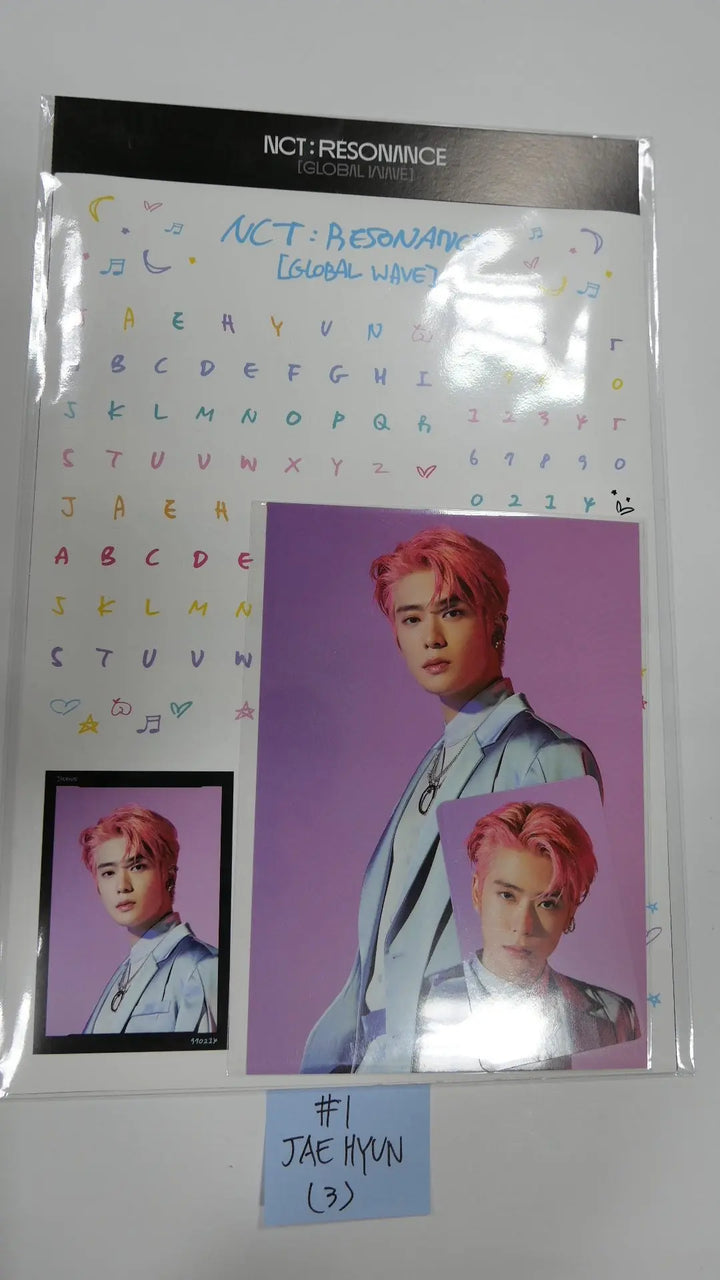 NCT : RESONANCE GLOBAL WAVE Beyond LIVE SCRAPBOOK DECO STICKER + PHOTOCARD SET - HALLYUSUPERSTORE