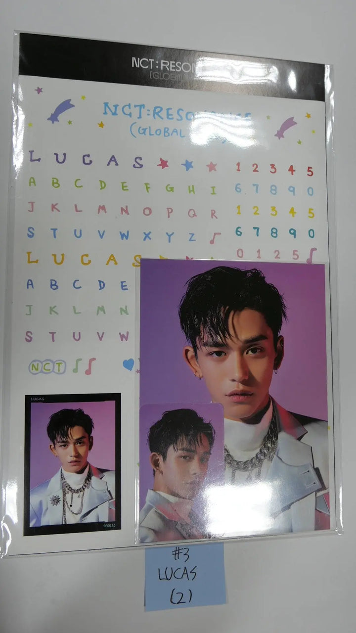NCT : RESONANCE GLOBAL WAVE Beyond LIVE SCRAPBOOK DECO STICKER + PHOTOCARD SET - HALLYUSUPERSTORE