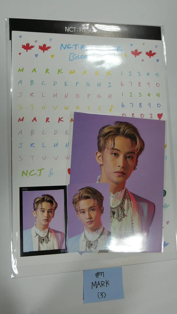 NCT : RESONANCE GLOBAL WAVE Beyond LIVE SCRAPBOOK DECO STICKER + PHOTOCARD SET - HALLYUSUPERSTORE