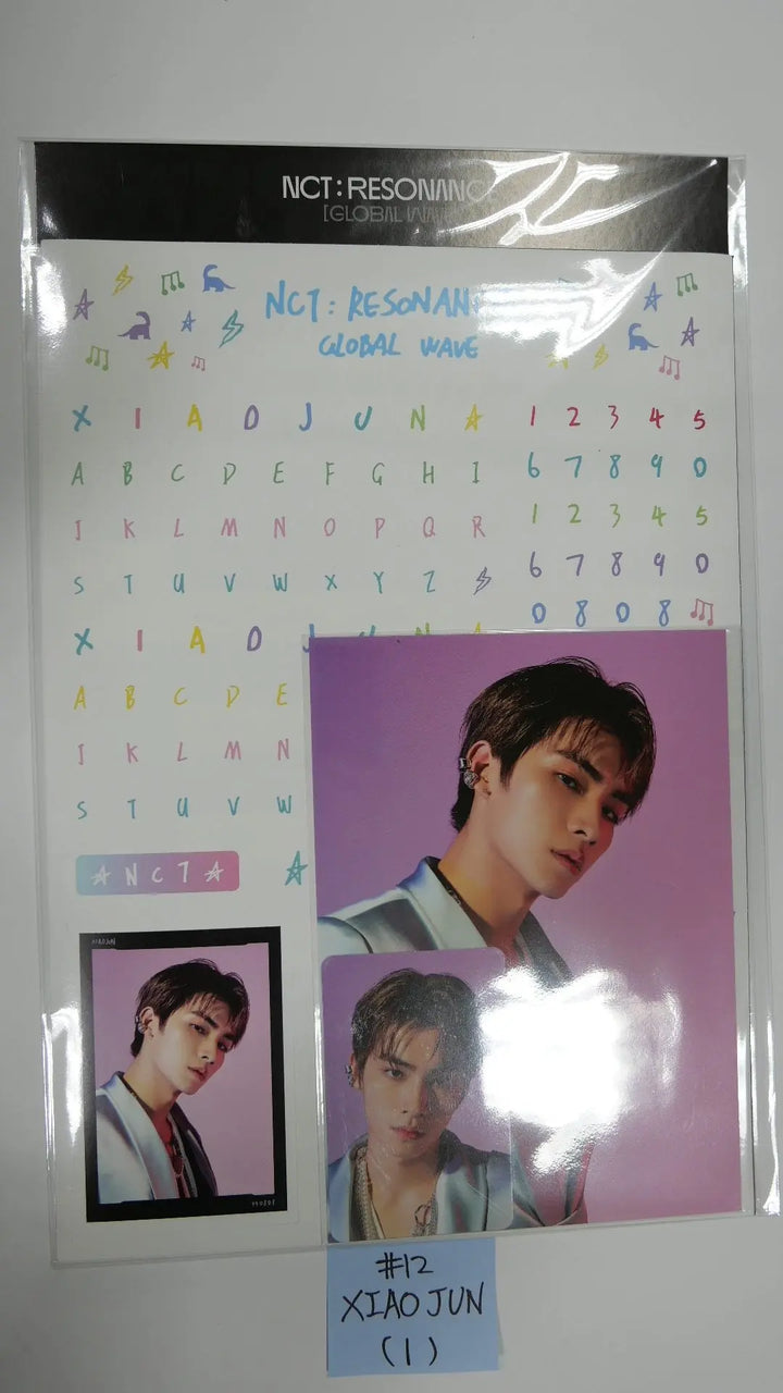 NCT : RESONANCE GLOBAL WAVE Beyond LIVE SCRAPBOOK DECO STICKER + PHOTOCARD SET - HALLYUSUPERSTORE