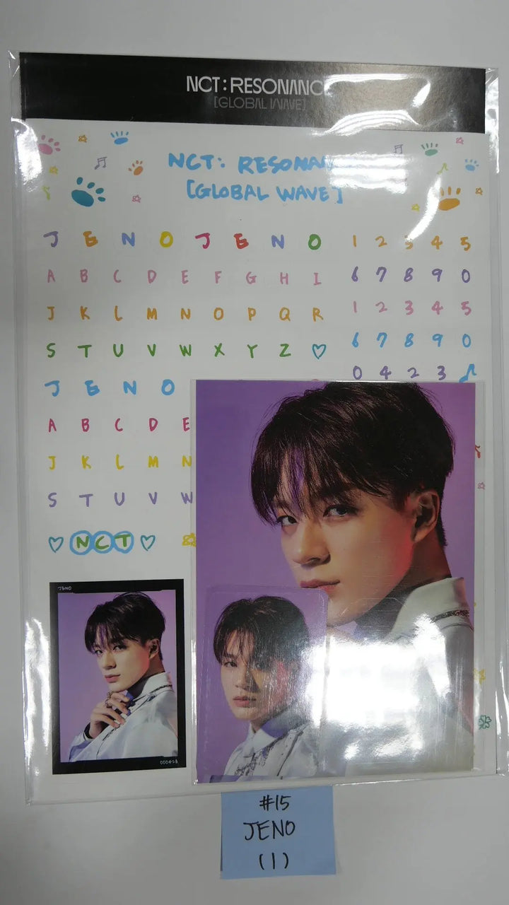 NCT : RESONANCE GLOBAL WAVE Beyond LIVE SCRAPBOOK DECO STICKER + PHOTOCARD SET - HALLYUSUPERSTORE