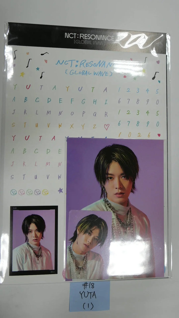 NCT : RESONANCE GLOBAL WAVE Beyond LIVE SCRAPBOOK DECO STICKER + PHOTOCARD SET - HALLYUSUPERSTORE