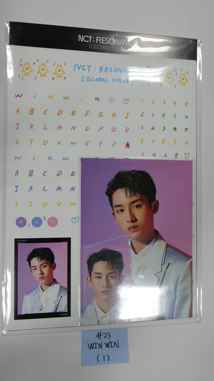NCT : RESONANCE GLOBAL WAVE Beyond LIVE SCRAPBOOK DECO STICKER + PHOTOCARD SET - HALLYUSUPERSTORE