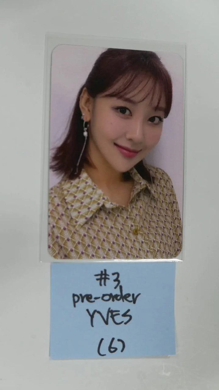 Loona 12:00 - Pre-order (MMT, WithD, Etc) benefit photocard - Yves - HALLYUSUPERSTORE
