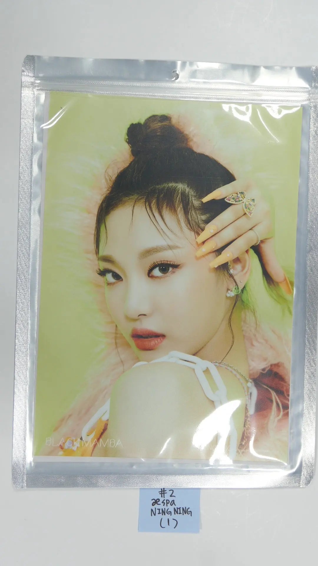 aespa - Black Mamba SMTOWN OFFICIAL MD - A4 Photo - HALLYUSUPERSTORE