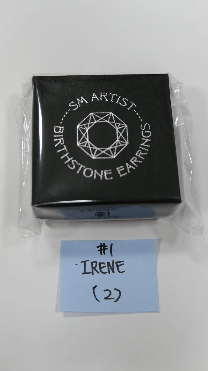 Red Velvet - SM Artist Birthstone Earrings - HALLYUSUPERSTORE