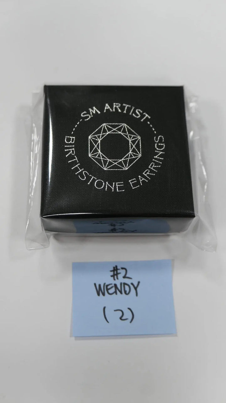 Red Velvet - SM Artist Birthstone Earrings - HALLYUSUPERSTORE