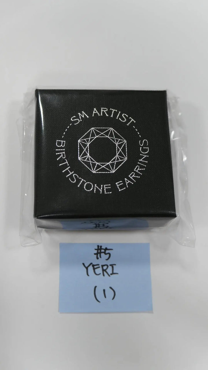 Red Velvet - SM Artist Birthstone Earrings - HALLYUSUPERSTORE