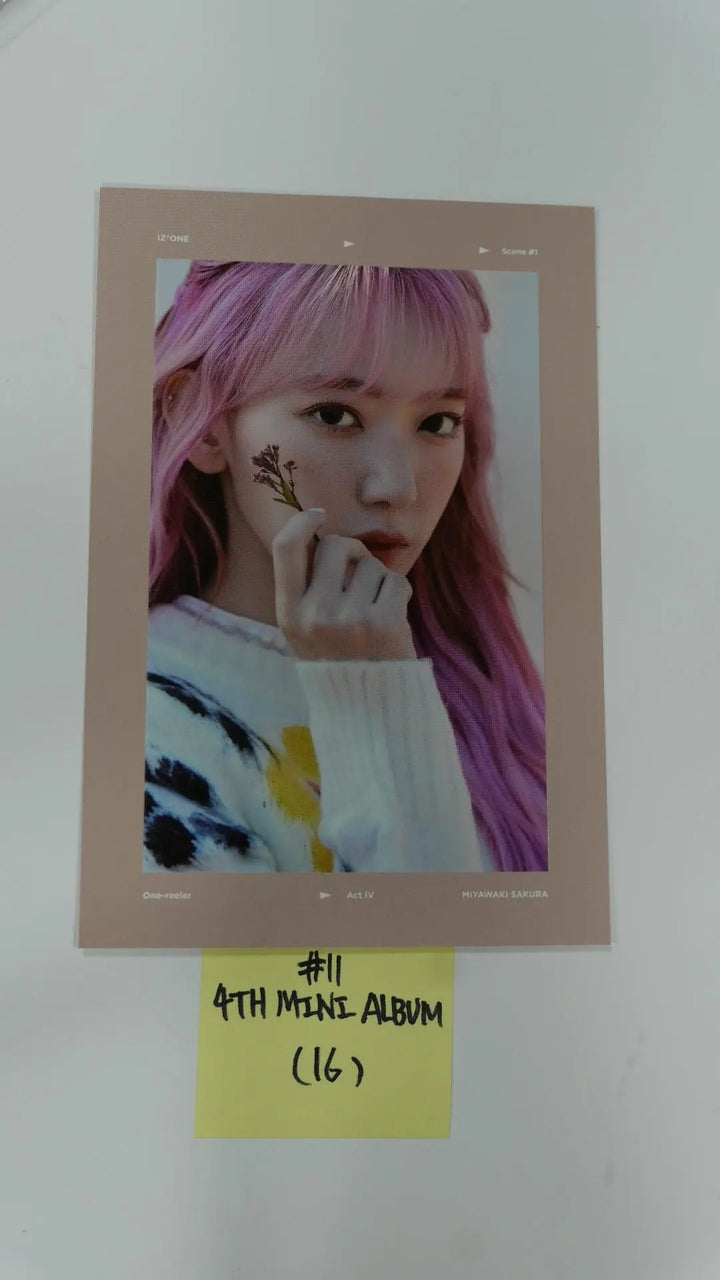 IZ*ONE IZONE 'One-reeler' / Act Ⅳ - Official Photocard - Miyawaki Sakura - HALLYUSUPERSTORE