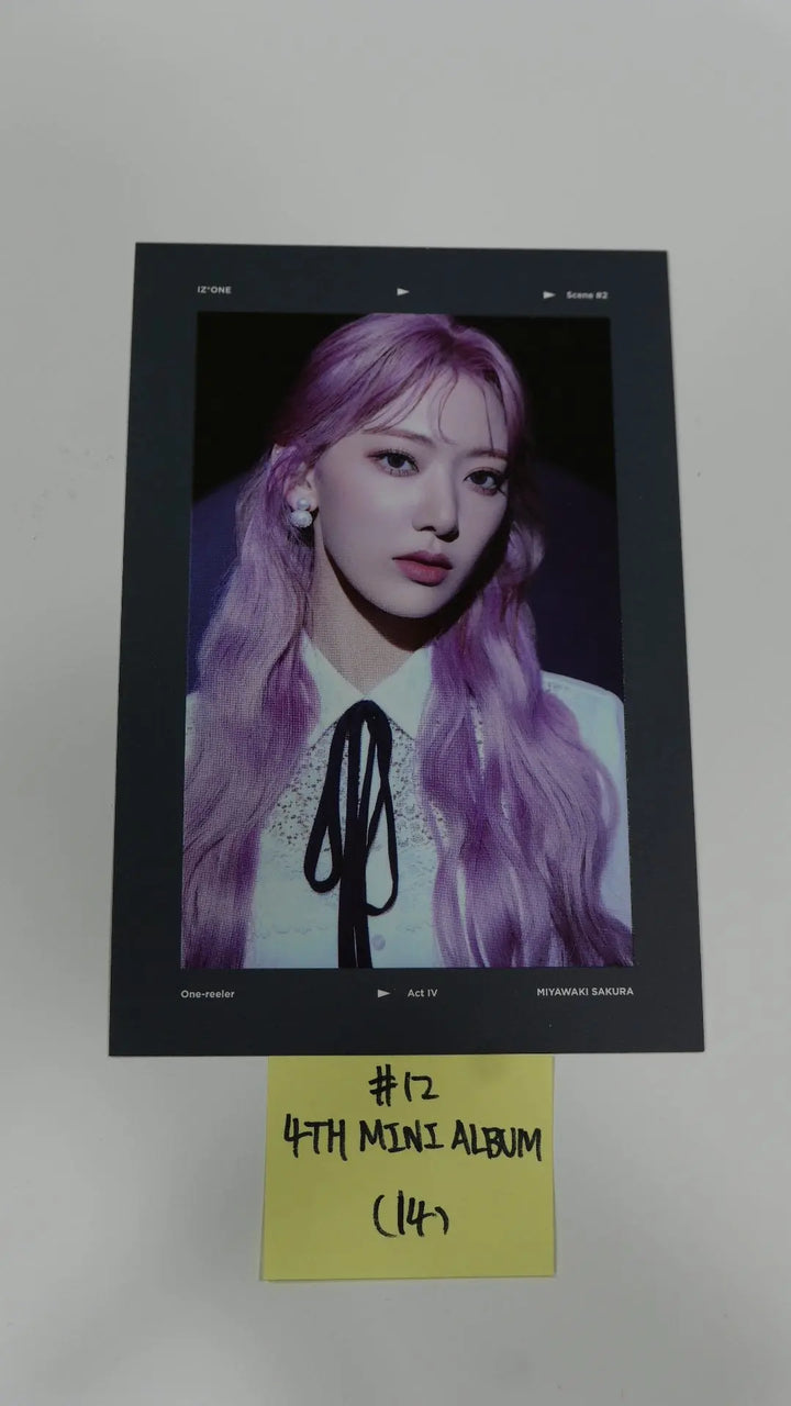 IZ*ONE IZONE 'One-reeler' / Act Ⅳ - Official Photocard - Miyawaki Sakura - HALLYUSUPERSTORE