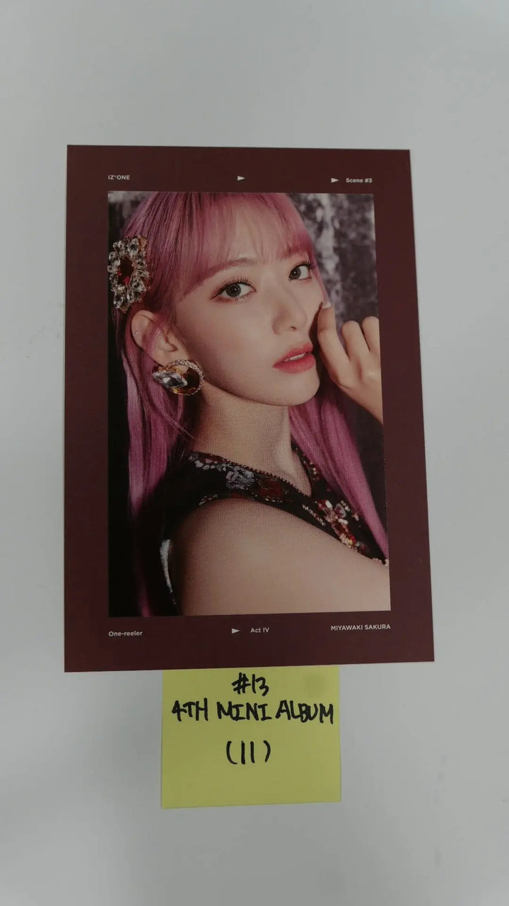 IZ*ONE IZONE 'One-reeler' / Act Ⅳ - Official Photocard - Miyawaki Sakura - HALLYUSUPERSTORE