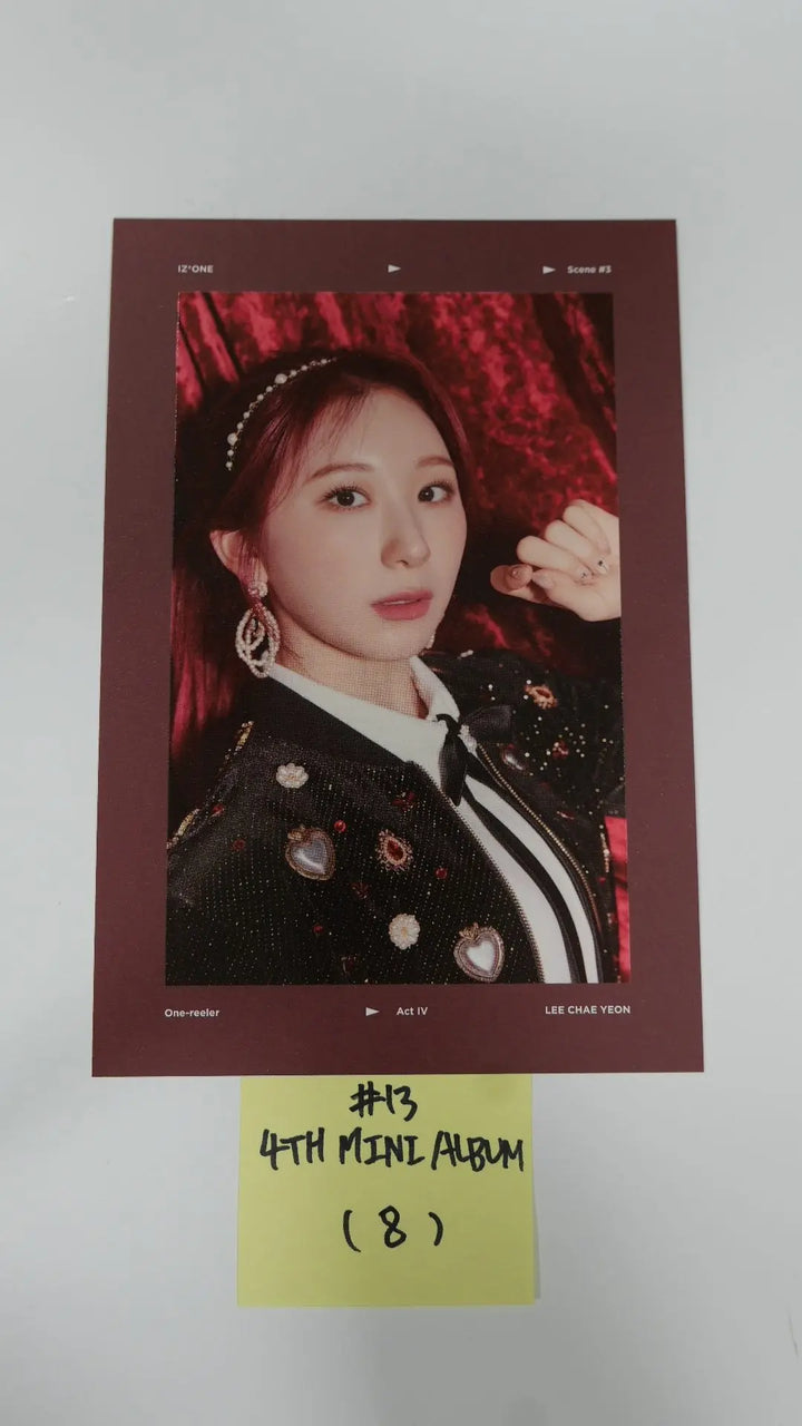 IZ*ONE IZONE 'One-reeler' / Act Ⅳ - Official Photocard - Chaeyeon - HALLYUSUPERSTORE