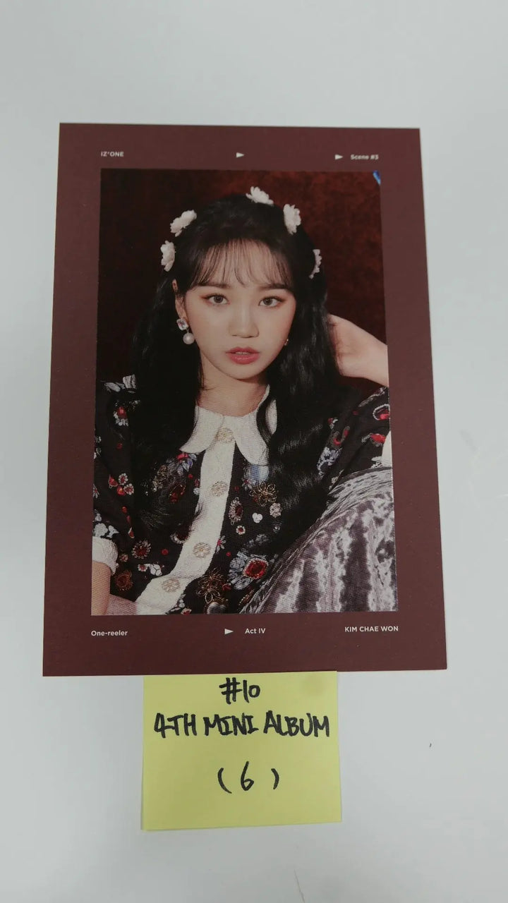 IZ*ONE IZONE 'One-reeler' / Act Ⅳ - Official Photocard - Chaewon - HALLYUSUPERSTORE