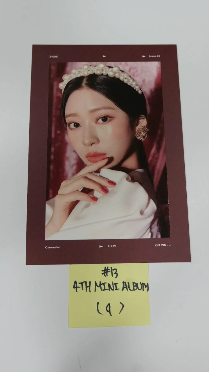 IZ*ONE IZONE 'One-reeler' / Act Ⅳ - Official Photocard - Min Ju - HALLYUSUPERSTORE