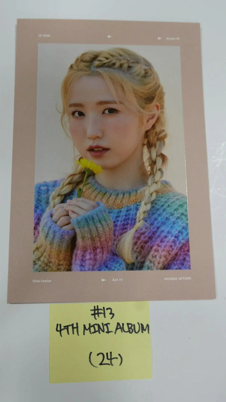 IZ*ONE IZONE 'One-reeler' / Act Ⅳ - Official Photocard - Hitomi - HALLYUSUPERSTORE