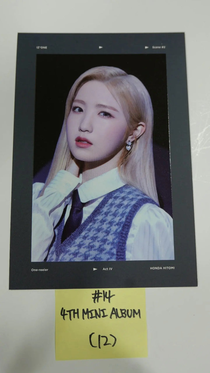 IZ*ONE IZONE 'One-reeler' / Act Ⅳ - Official Photocard - Hitomi - HALLYUSUPERSTORE