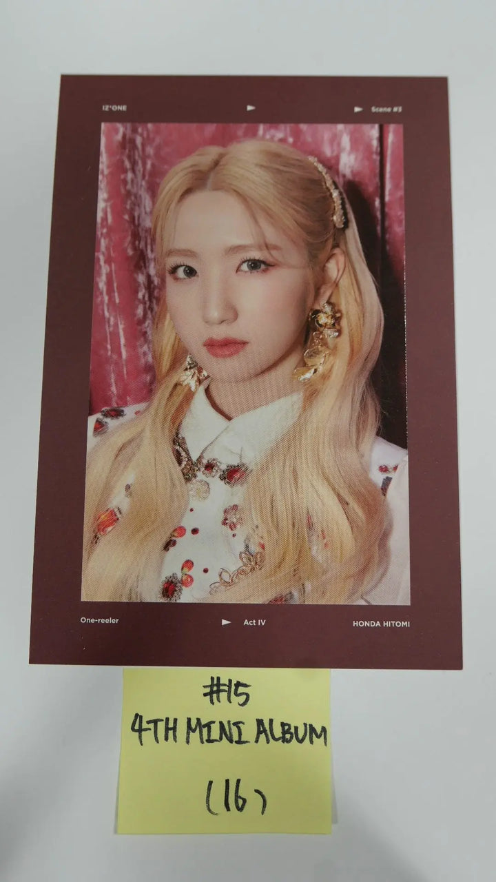 IZ*ONE IZONE 'One-reeler' / Act Ⅳ - Official Photocard - Hitomi - HALLYUSUPERSTORE
