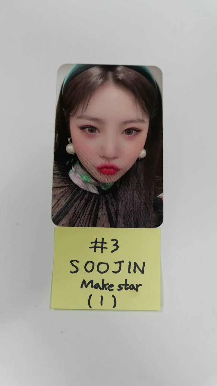 (g) I-DLE "I Burn" - Makestar Fansign Event Photocard (Ver. #2) - HALLYUSUPERSTORE
