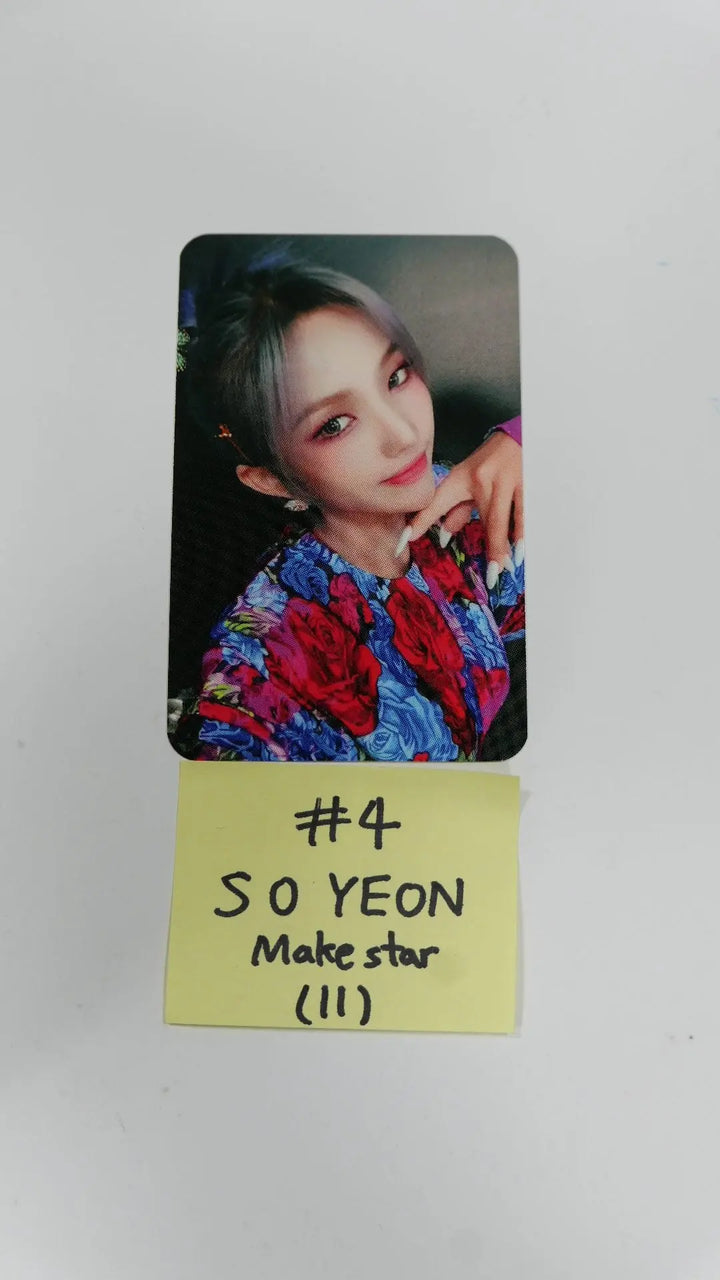 (g) I-DLE "I Burn" - Makestar Fansign Event Photocard (Ver. #2) - HALLYUSUPERSTORE