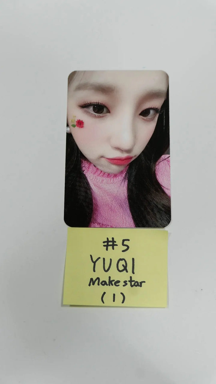 (g) I-DLE "I Burn" - Makestar Fansign Event Photocard (Ver. #2) - HALLYUSUPERSTORE