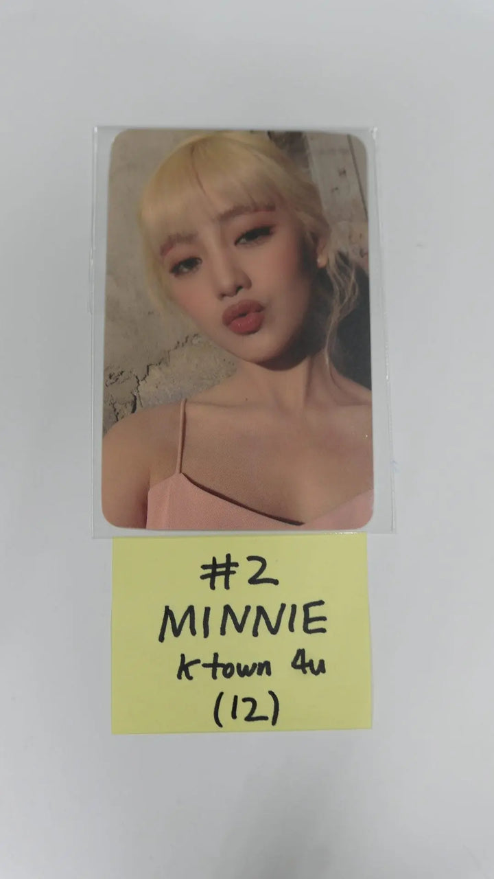 (g) I-DLE "I Burn" - Ktown4u Fansign Event Photocard - HALLYUSUPERSTORE