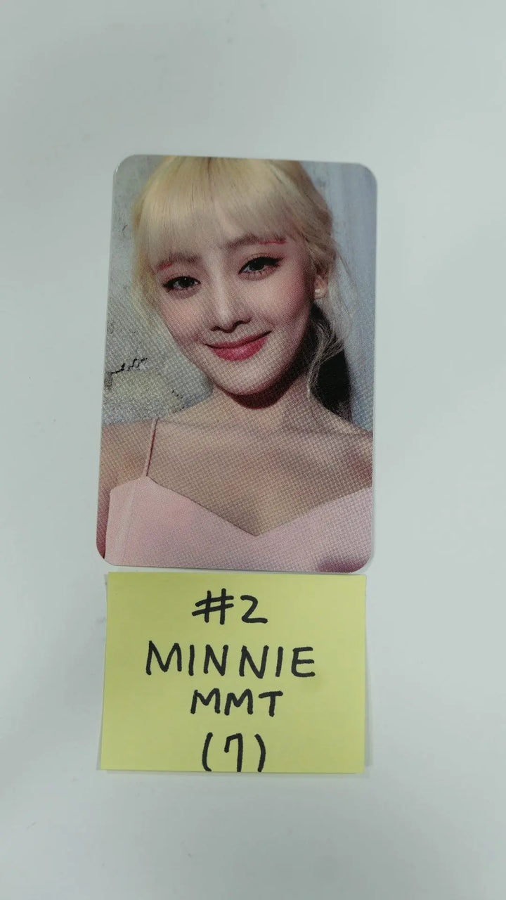 (g) I-DLE "I Burn" - MMT Fansign Event Photocard - HALLYUSUPERSTORE