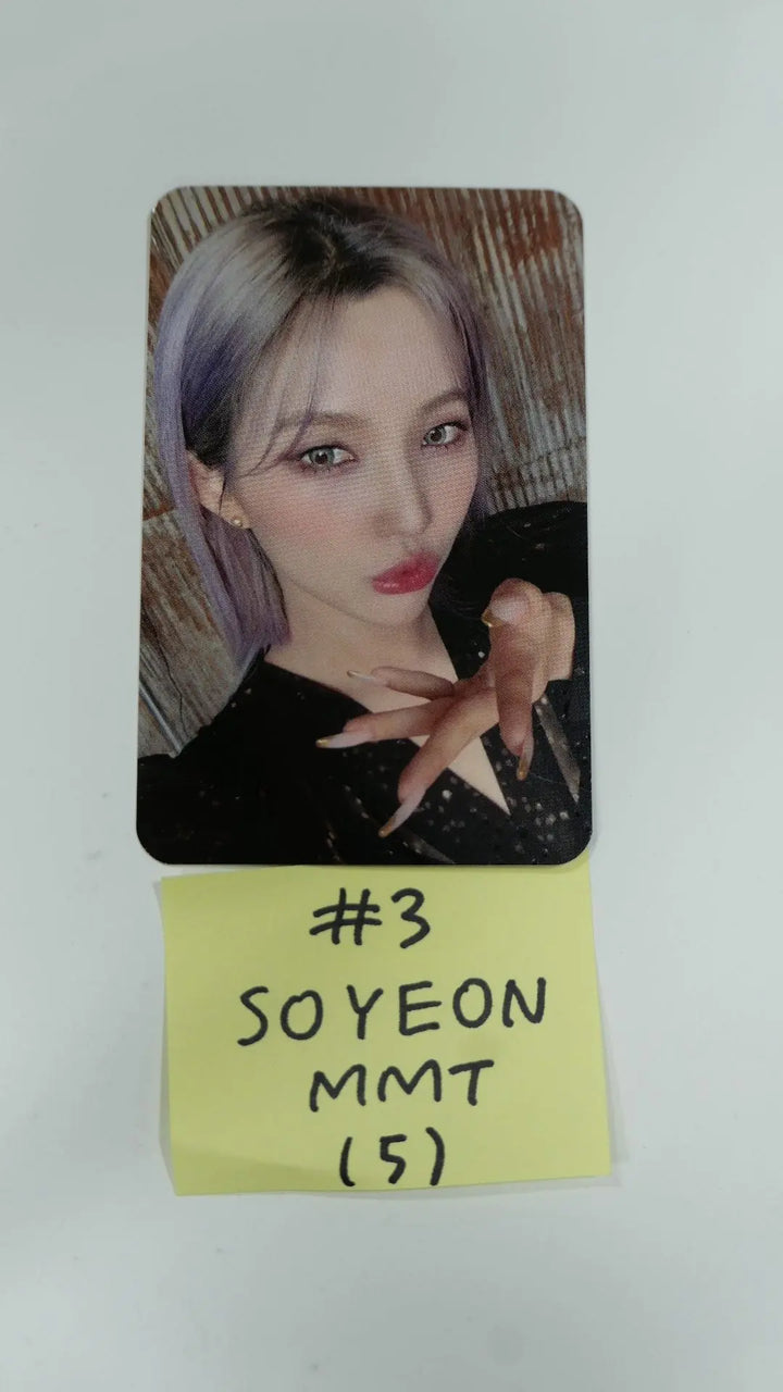 (g) I-DLE "I Burn" - MMT Fansign Event Photocard - HALLYUSUPERSTORE