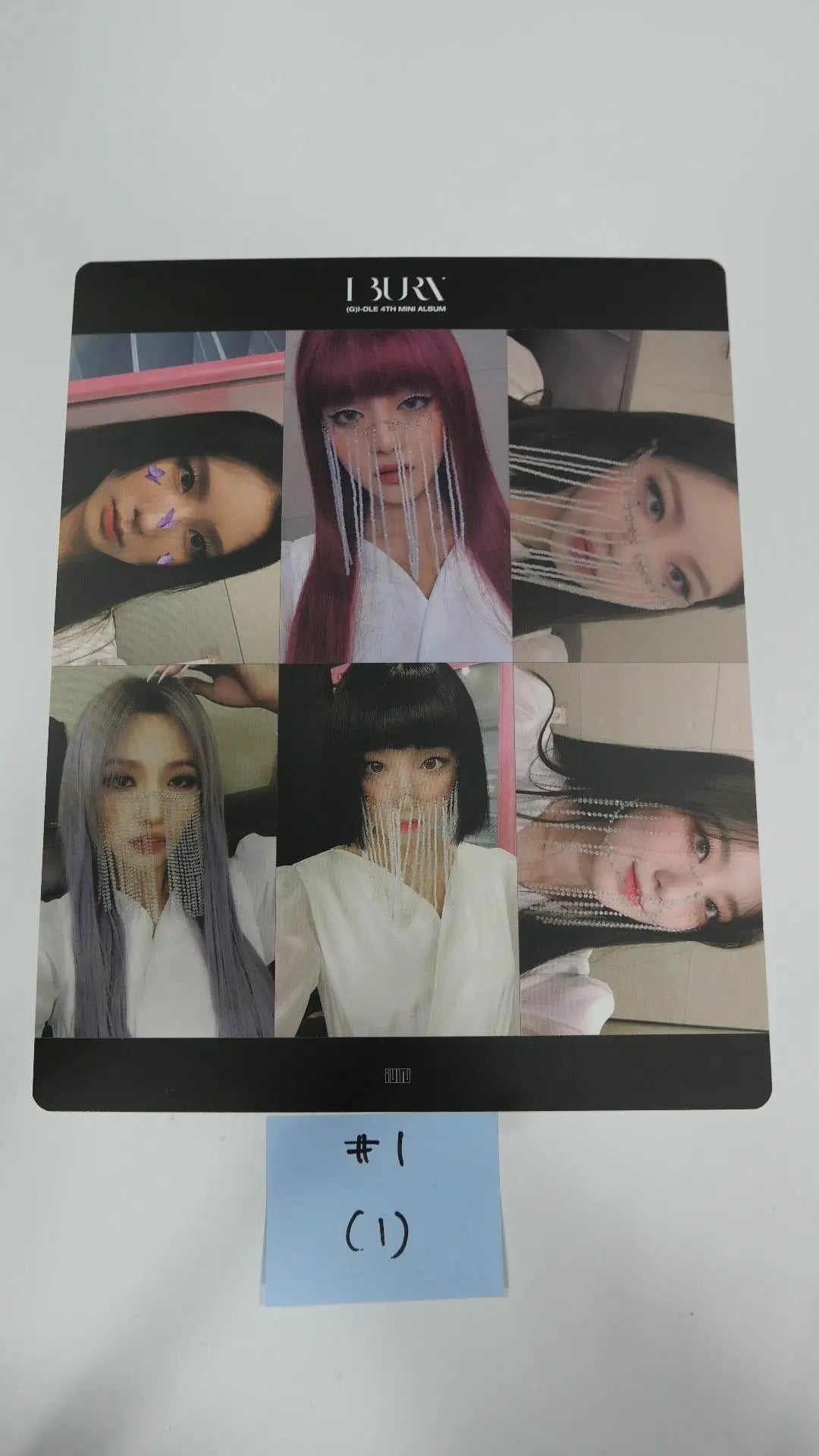 (g) I-DLE "I Burn" - Lucky Photocard - HALLYUSUPERSTORE